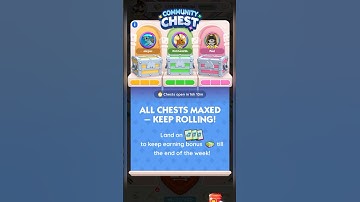 COMMUNITY CHEST AUTOMATICALLY OPENS TOMORROW!  What will you do? #monopolygo #communitychest