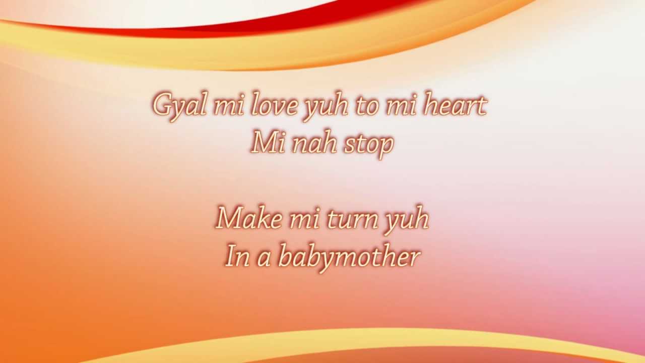 Vybz Kartel Love Yuh To Mi Heart (lyrics on screen) YouTube