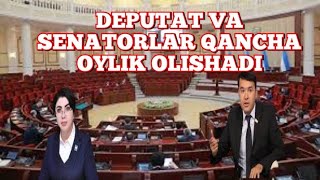 Deputat Va Senatorlar Oylik Maoshi Qancha?