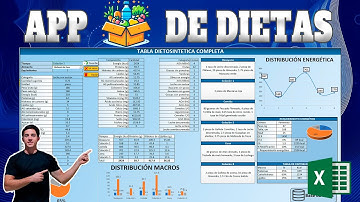 CREA TU PROPIA APP PROFESIONAL DE NUTRICIÓN CON EXCEL