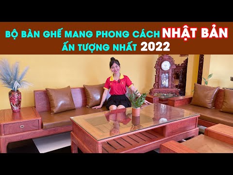 Video Bộ bàn ghế hiện đại mang phong cách NHẬT BẢN được yêu... - youtube