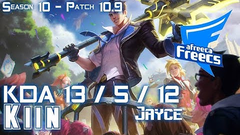 AFs Kiin JAYCE vs LUCIAN Top - Patch 10.9 KR Ranked