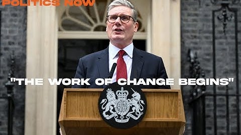 Watch: Keir Starmer's First Speech from Downing Street as Prime Minister | Politics Now