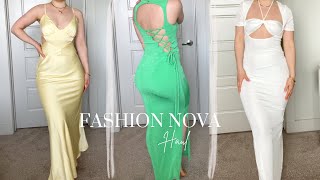 FashionNova Spring/Summer Dress Haul 2022