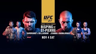 UFC 217: Bisping vs St-Pierre