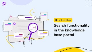How to utilise search functionality in the knowledge base portal
