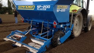 Standen SP Series Cup Type Potato Planters are available as 2-row, 3-row, 4-row, 6-row and 9-row potato planter models with 