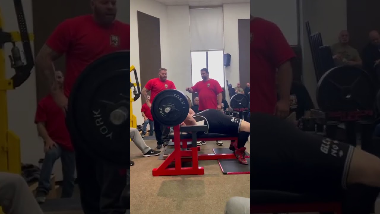TINY MEEKER RAW 1200 POUND BENCH PRESS ATTEMPT. 2021 IPA NATIONALS