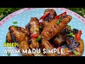 Resepi Ayam Madu Bakar, Paling Mudah Dan Sedap