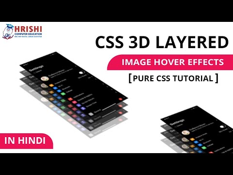CSS 3D Layer Image Hover Effect HTML And CSS Tutorial in Hindi | Beginners Guide Tutorial in Hindi