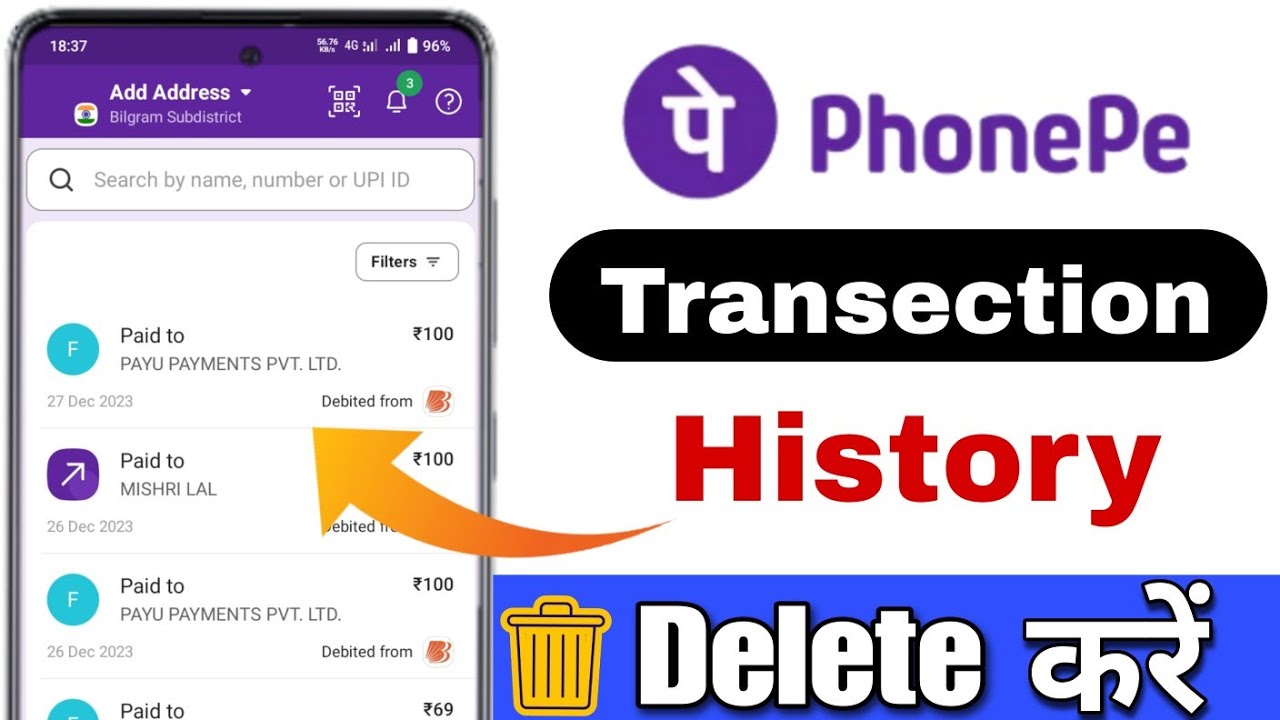 how-can-delete-phonepe-payment-history-phonepe-transaction-history