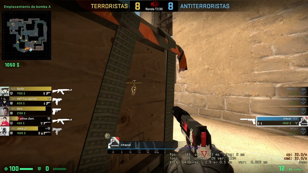 CSGO / MIRAGE / THE BEST NINJA DEFUSE MIRAGE / EPIC / CLUTCH 1 VS 5 TT / ECHO CZ PISTOL / D4DefuseD