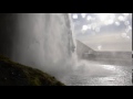 Za wodospadem seljalandsfoss