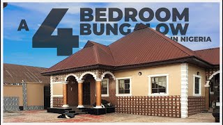 Review:- 4 BedRoom Bungalow House (Nigerian House Plans and Designs)