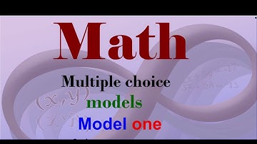 Math revision 2nd secondary Egypt 2022 | El Moasser MCQ final exams | Second patch | Model-1