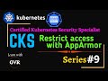 Kubernetes security  restrict container access with apparmor  9