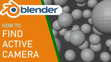How to find active camera in blender
