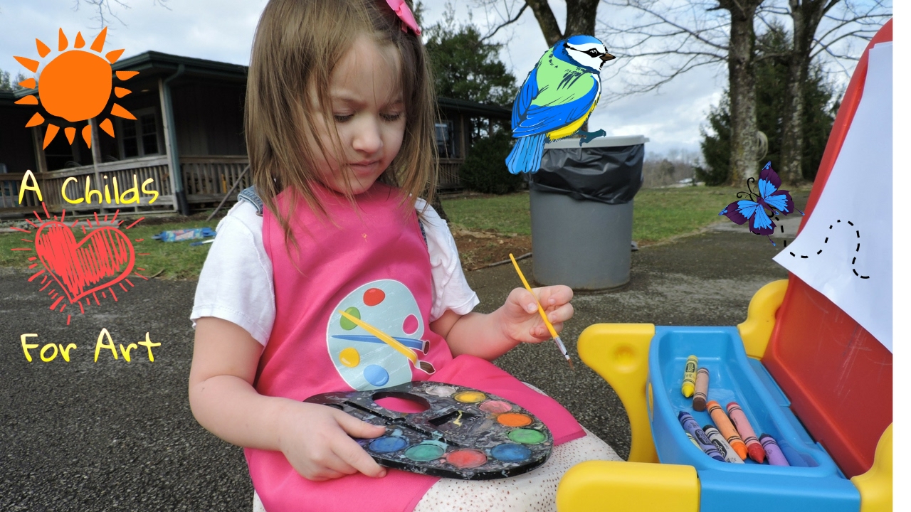 A Child's Love For Art - Preschool Artist! Kid Painting Like A Pro!