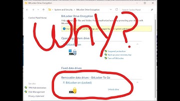Why to set up BitLocker to go