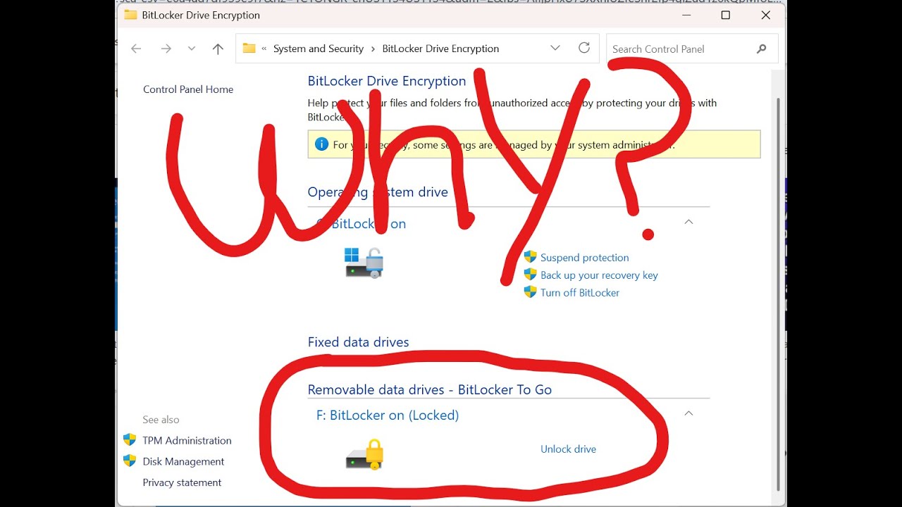 Why to set up BitLocker to go