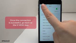 IROAD X VIEW Mobile App Wi Fi Connection Tutorial iOS  2022 screenshot 4
