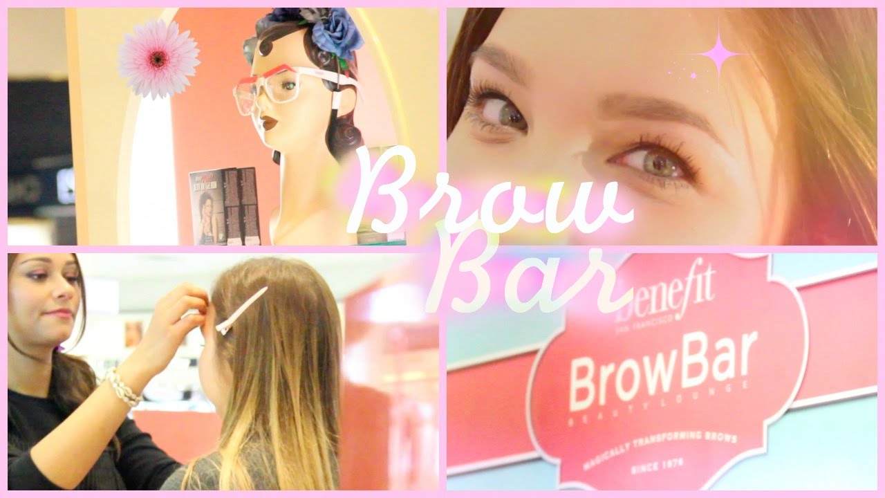 Brow bar Benefit YouTube