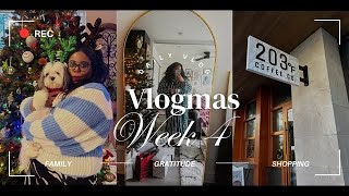 VLOGMAS WEEK 4: CHRISTMAS, VLOGGING CONFIDENCE, GRATITUDE, &amp; NEW TOPSHOP PIECES! 🎄🎄