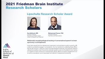 FBI Research Scholars: Eva Velthorst, MD and Muhammad Parvaz, PhD