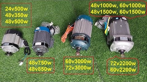 Giới thiệu các loại motor giảm tốc không chổi than