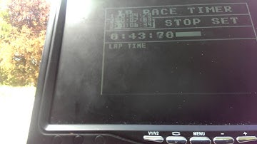 IR Race Timer - V0.1 live Tests with bugs