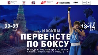 Первенство Москвы по боксу среди юношей 13-14 лет. Москва. ФИНАЛЫ!