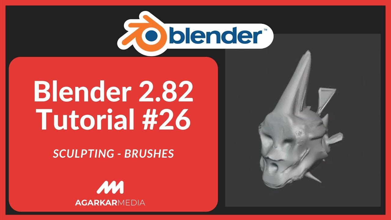 Sculpting Brushes | Blender Tutorial #26 #blender #blendertutorial # ...