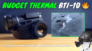 Most Budget Friendly Helmet Mounted Thermal Monocular | BTI10 Night Vision