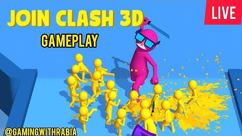 Join clash 3d Game Level 1 to 20 gameplay