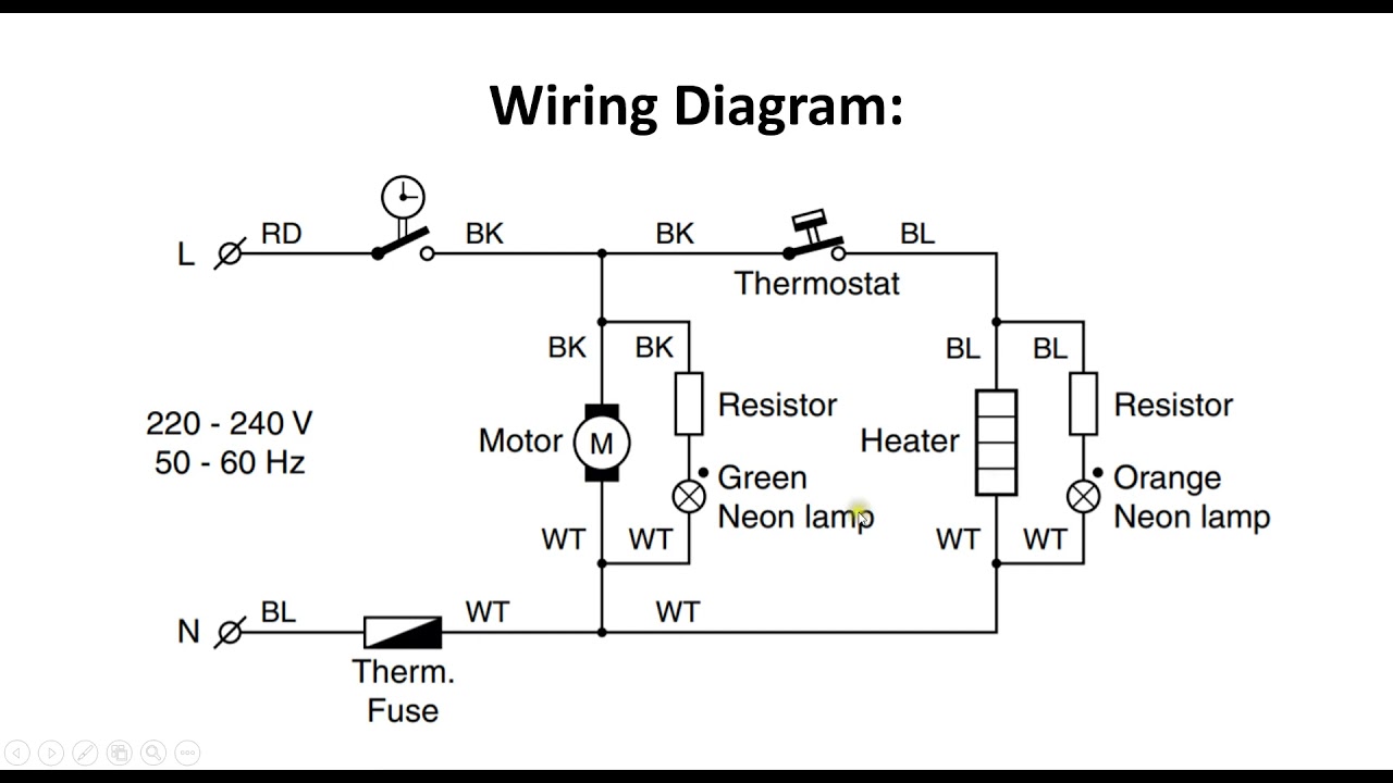 Airfryer Wiring Diagram YouTube