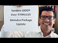 Bernie GIDDY On STIMULUS | Stimulus Package Update | Corporate Taxes Will Pay For Bernie's Package