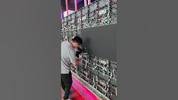 Flexible UP series displays, easy to maintain. #leddisplay #ledwall #visualeader #led