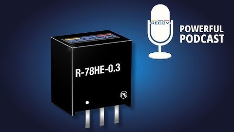 Need a switching regulator for a 48V battery-powered design? | The R-78HE series