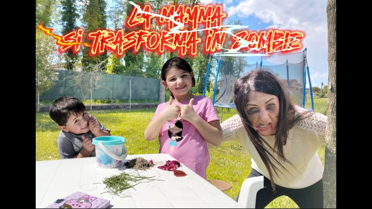 Sofia trasforma la mamma in zombie con una pozione magica.. paura!! magia.😲😲😱