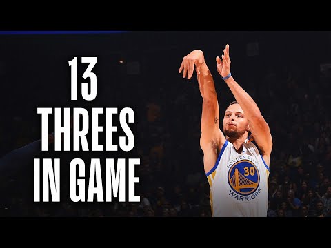 When Steph Curry Broke The 3-Point Record In A Game | Nba Throwback