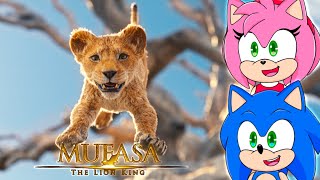 Sonic and Amy watch Mufasa: The Lion King | Teaser Trailer by Sonic and Amy Play 2,833 views 1 month ago 2 minutes, 15 seconds