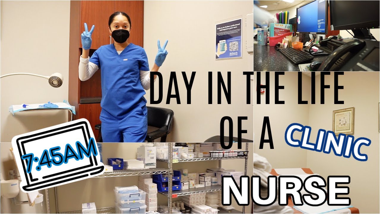 Day in the life of a nurse | Clinic Nurse - YouTube