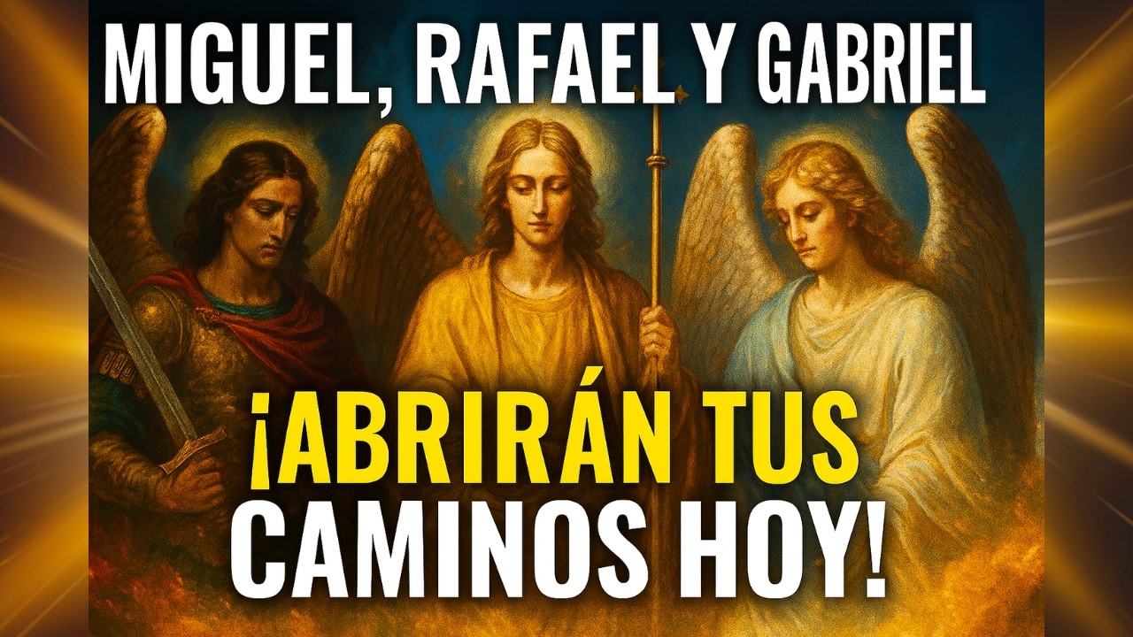San Miguel, Gabriel y Rafael: liberen mi casa del mal, la pobreza y la enfermedad | Oración urgente🙏