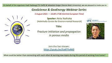 Keita Yoshioka, UFZ (Fracture Propagation in Porous Media)