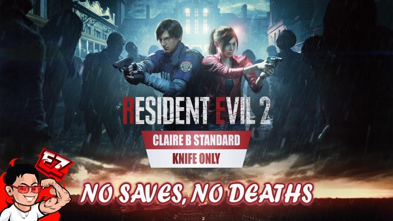 RE2 REMAKE KNIFE ONLY (CLAIRE B STANDARD) | NO SAVES, NO DEATHS FOR THE FIRST TIME