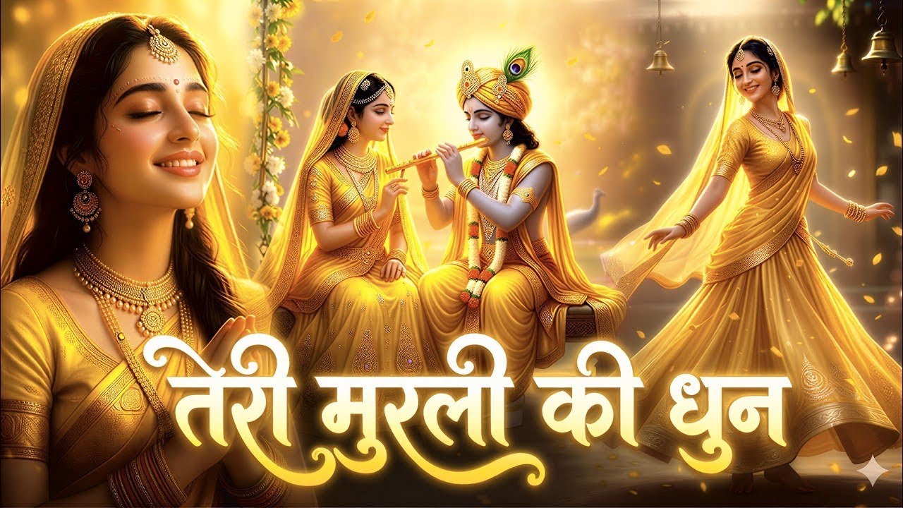 तेरी मुरली की धुन सुनने मैं बरसाने से आयी   Teri Murli Ki Dhun   Most Popular Radha Krishna #bhajan