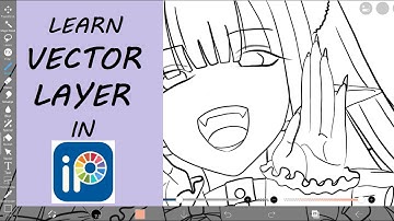Tracing with VECTOR LAYER in Ibis Paint X #tutorial #digitalart #drawing #tracing #mydressupdarling