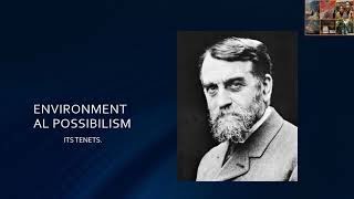 THEORETICAL PERSPECTIVES IN HUMAN ENVIRONMENT : ENVIRONMENTAL DETERMINISM AND POSSIBILISM
