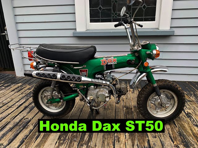 Honda Dax ST50 Green - YouTube