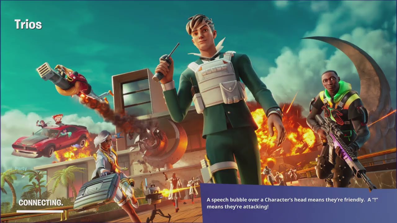 Fortnite Collab with Benoit adams!! (no commentry OG Fortnite gameplay)